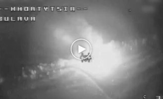 Soldiers destroyed the enemy TOS Solntepek flamethrower system using the Wild Hornets drone