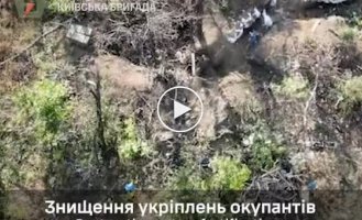 Soldiers from the 5th Separate Motorized Rifle Brigade destroyed an enemy fortification, eliminated the occupiers, and also filmed a Russian committing suicide