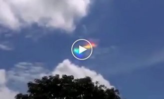Unusual rainbow