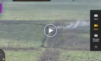 Fireworks of the Russian BMP, which did not survive the meeting with the ATGM