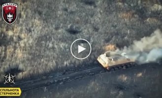 Ukrainian FPV drones attack Russian equipment and infantry in the Zaporozhye region