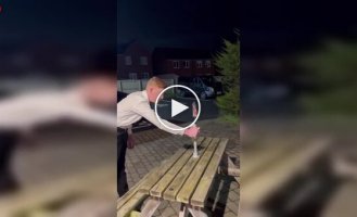 Як не треба запускати феєрверк