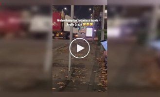 Пьяный мужчина в Британии угнал бульдозер