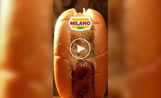 Необычная реклама хот-догов