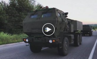 Работа систем HIMARS по российским войскам на Запорожском направлении