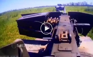 Ukrainian military on HUMVEE