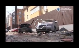 МВД публикует видео из Ирпеня, который уже несколько дней находится под контролем ВСУ