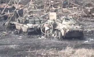 An armored personnel carrier of the occupiers was destroyed by a Ukrainian drone