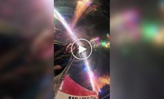 Фейерверки с необычного ракурса