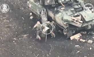 Ukrainian 47th separate mechanized brigade on a robot