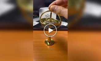 Как работает магия физики: Наглядный принцип работы гироскопа