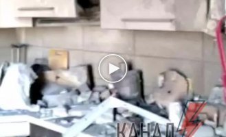 В сети появилось видео из жилого дома в Одессе