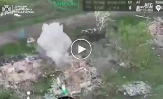 Ukrainian fighters destroyed enemy FPV drone takeoff positions, 14 shelters in the Kursk direction
