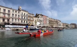Французские жонты: когда рыцарские поединки переносятся на воду