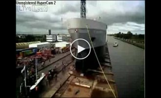 Как корабли спускаются на воду