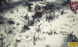 Drones from the 80th Air Assault Brigade completely destroyed a private house and other objects inhabited by Russian infantry