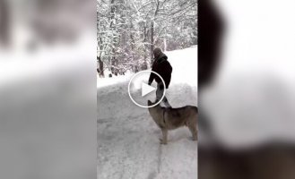 Любитель зимы вспомнил детство