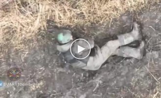 The occupier lost his head after dropping ammunition from a Ukrainian drone (tin)