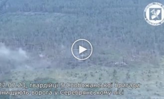 The National Guard reflects the attacks of the Bolsheviks near Kremennaya, Grigorevka