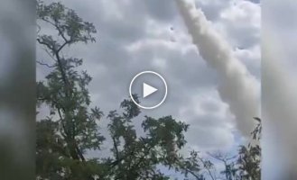 3 launches of Ukrainian Tochka-U ballistic missiles. Launch date unknown