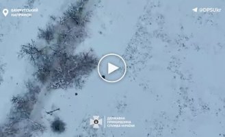 The occupier failed to hide behind an infantry fighting vehicle from a Ukrainian drone in the Bakhmut direction