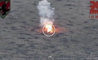 Destruction of two Russian tanks in the Avdeevsky direction