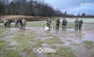 Ukrainian border guards completed a combat training course in France