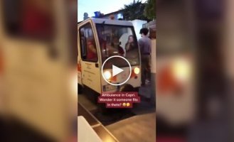 An unusual ambulance