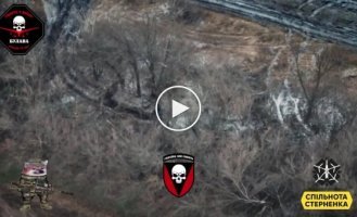 A Ukrainian kamikaze drone destroys a Russian Shturm-S ATGM in the Ugledar direction