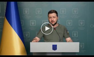 Вечернее видеообращение президента Владимира Зеленского. 62-ой день