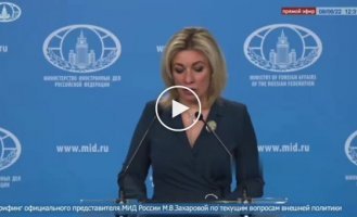 Захарова заявила, что россия освобождает Украину от Донбасса