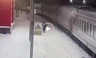 Came to Russia on leave from the war, got drunk and fell under a train