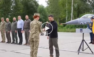 F-16 in Ukraine, - Zelensky showed the first received Western fighters