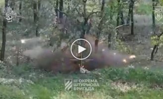 Росіянин намагався відстрілюватися від дрона-камікадзе, але оператор 3 ОШБр ліквідував його