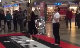 Classics on a floor piano