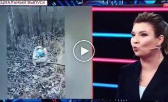Cringe of the day: propagandist Skabeeva said that orcs allegedly captured a “pregnant” Ukrainian military man