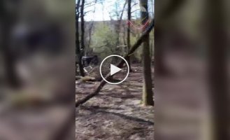 Окупанти з 237-го полку армії РФ йдуть повз тілі своїх ліквідованих соратників