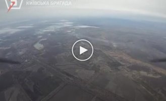 Воины 5 ОШБр уничтожают в небе два вражеских беспилотника, а в поле на Краматорском направлении атакуют танк