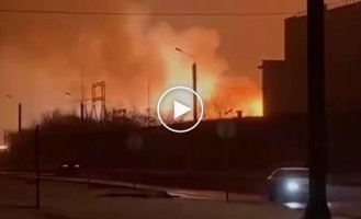 Powerful explosion and fire at the Chelyabinsk Tractor Plant