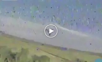 FPV drone vaporized a Russian tank