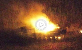 BMP-2 burned down, six occupiers - 200 a brief history of a Russian armored vehicle near Ivanovka in the Donetsk region