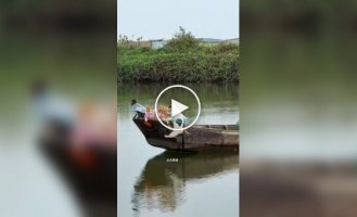 Необычная рыболовная команда