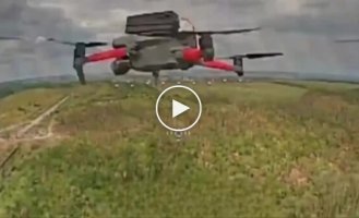 Ukrainian FPV drones shoot down a pair of Russian quadcopters in the Bakhmut direction