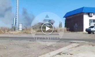 An ammunition depot exploded in Russian-controlled Sorokino