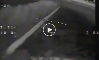 Ukrainian defenders eliminated two Russian soldiers who were riding motorcycles