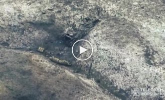 Border guards hit two occupier positions near Bakhmut with strike drones