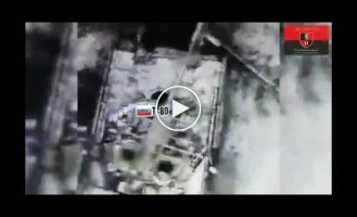 Destruction of a Russian T-80 tank with detonation of ammunition in the Svatovsky direction