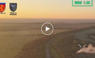 Воины территориальной обороны поразили вражескую бронемашину с наваренной защитой от дронов