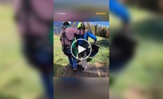 Перший політ туриста на дельтаплані перетворився на боротьбу за життя