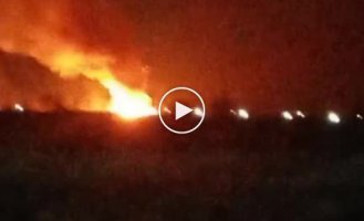 At night in the Volgograd region in the Russian Federation, a military unit was on fire, - regional governor Andrey Bocharov